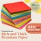 1100 Sheets - Double Sided 6x6 inches Origami Squares - 15 Vibrant Colors - Origami Set for Kids - Easy Fold Origami Papers for Arts & Crafts - Quality Paper Origami Sheets
